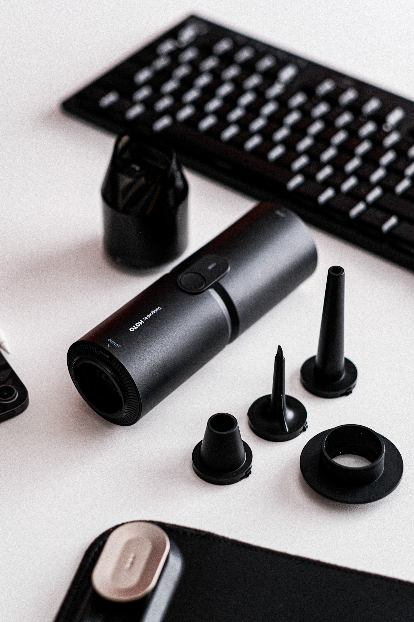 PixelDrive electric precision screwdriver in minimalist design for everyday home repairs