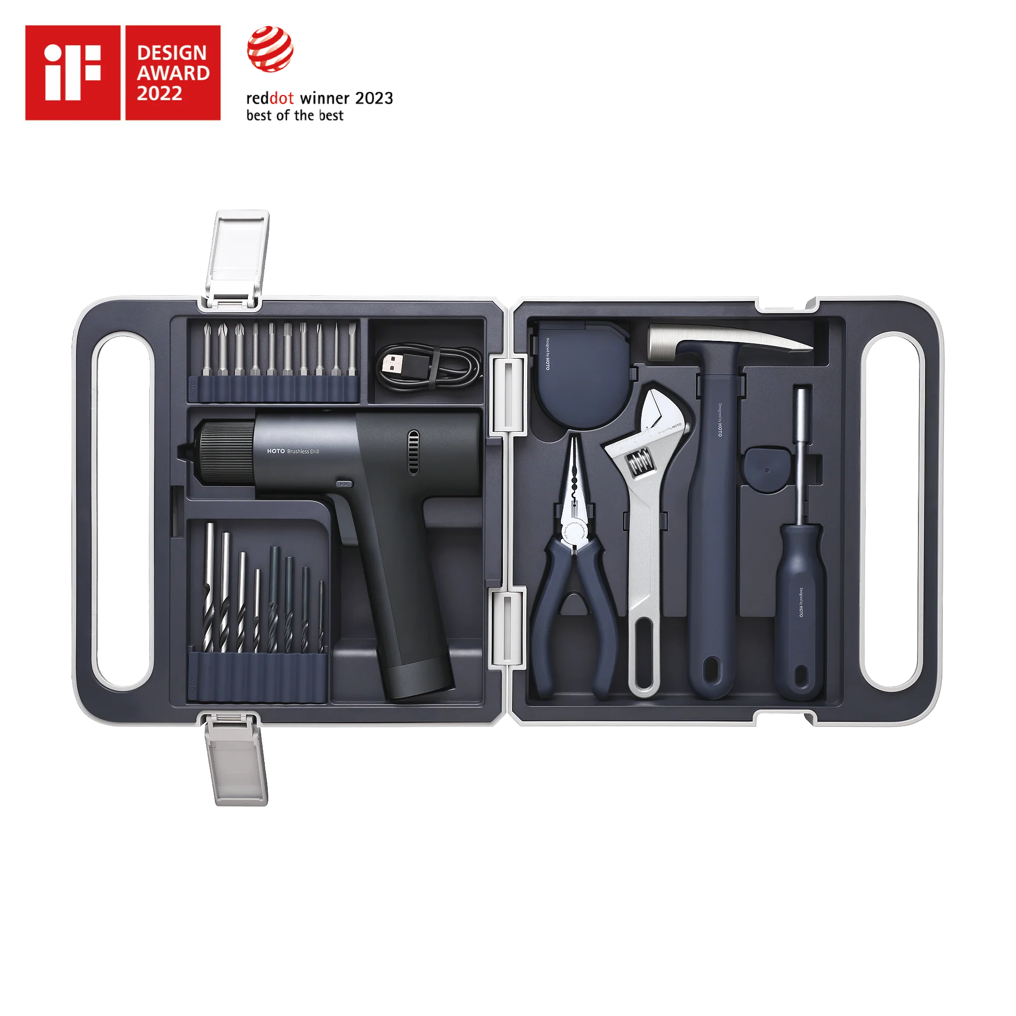 hoto 12v brushless drill tool set india