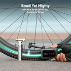 HOTO Air Pump Pocket inflating car tyre at home for quick maintenance