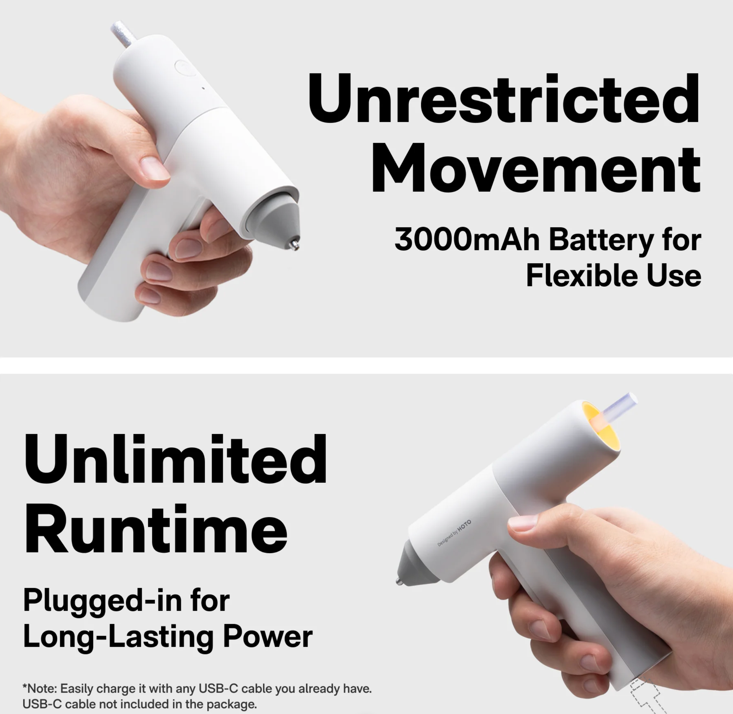 Cordless Auto-Dispensing Glue Gun