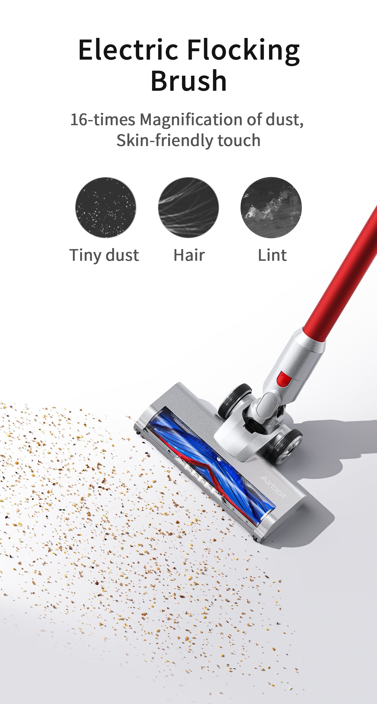 Airbot Supersonics 4.0 | 20,000Pa Suction Cordless Vacuum Cleaner Handheld Stick Wireless Car HEPA