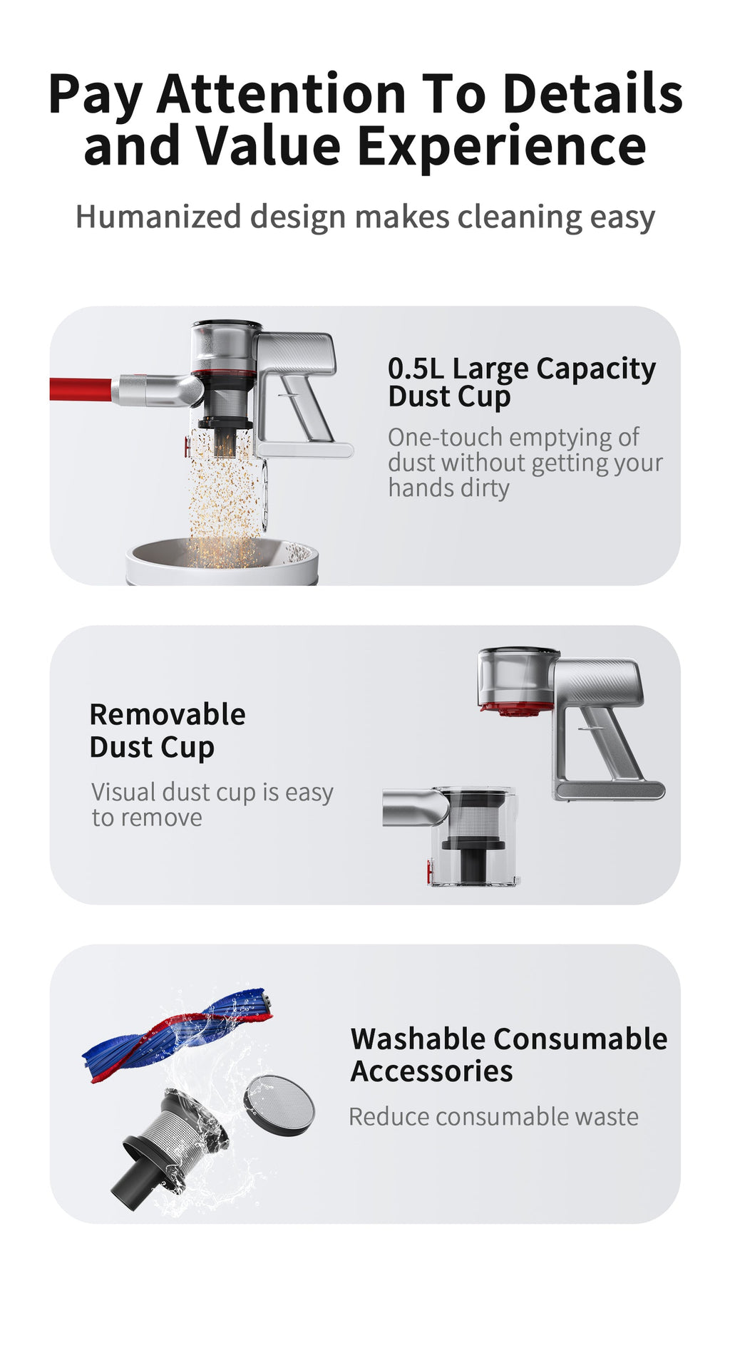Airbot Supersonics 4.0 | 20,000Pa Suction Cordless Vacuum Cleaner Handheld Stick Wireless Car HEPA